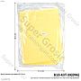 Lap Chamois / Kanebo Lembaran Kuning 43x32 cm 1 Ikat 10 Pcs Ktg Opp @250