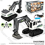 R/C Excavator Diecast 1:24 Charge + Kabel Charge Musik Suara Lampu Heavy Truck 2.4 GHz 11 Channel HJ8007D Box Window @30