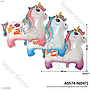 Balon Gas Unicorn Gambar Bunga 50 Pcs Pack Plastik @60 