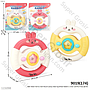 Setir Mobil Kelinci B/O Musik Lampu Steering Wheel Rabbit 1 Inner 120 Pcs Press @240