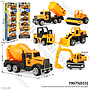 Diecast Truk Konstruksi Set 6 Pcs F/W Dominator Box Window @30