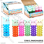 Slime Tabung Ulir Kepala Pikachu Crystal Mud 1 Box 12 Pcs Tabung @144