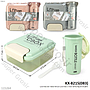 Lunch Box Set + Botol Minum Lunch Box 1 Inner 18 Pcs Ktg Shrink @54