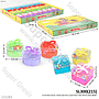 Slime Botol Bulat / Kotak ada Pita Crystal Mud 1 Box 48 Pcs Botol @960