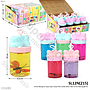 Slime Tabung Isi Kupu Kupu Tutup Pita Crystal Mud 1 Box 12 Pcs Tabung @144