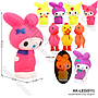 Squeaker Boneka Lampu Jala @100