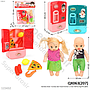 Boneka Anak + Kulkas dan Food Kitchen 1 Inner 48 Pcs Ktg PVC @96