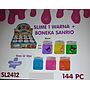 Slime Kotak Isi Karakter Crystal Mud 1 Box 12 Pcs Botol Kotak @144