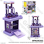 Kitchen Set Kuromi Meja Dapur + Cooking Set B/O Lampu Suara Asap Happy Cooking Box Window @24