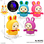 Squeaker Boneka Kelinci Lampu Haha Jala @144