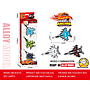 Diecast Pesawat 9,5 cm 3 Pcs P/B Xuanlei XL672 Box Window @240