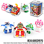 Robot Deform Robocar Poli Robocar Hero 1 Ikat 6 Pcs 83168 Box Window @96