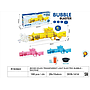 Bubble Gun Transparan 8 Lubang B/O Bubble Lampu + Refill Bubble Blaster 1 Inner 84 Pcs Box @168