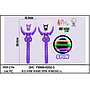 Mainan Tongkat Lampu Karakter B/O Berputar Musik Lampu Toys 1 Inner 72 Pcs Ktg Opp @144