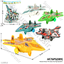 Pesawat Tempur P/S Lampu Toys Ktg Opp @234