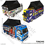 Truk Dump Kayu Oleng Besar 42 cm F/W B/O Lampu Ktg Shrink @0