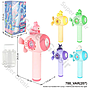 Bubble Gun Karakter B/O Lampu + Refill Bubble  Machine Box @96