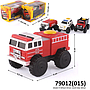 Mobil / Truk B/O Jalan 4 Wheel Drive 4 Model Box Window @75